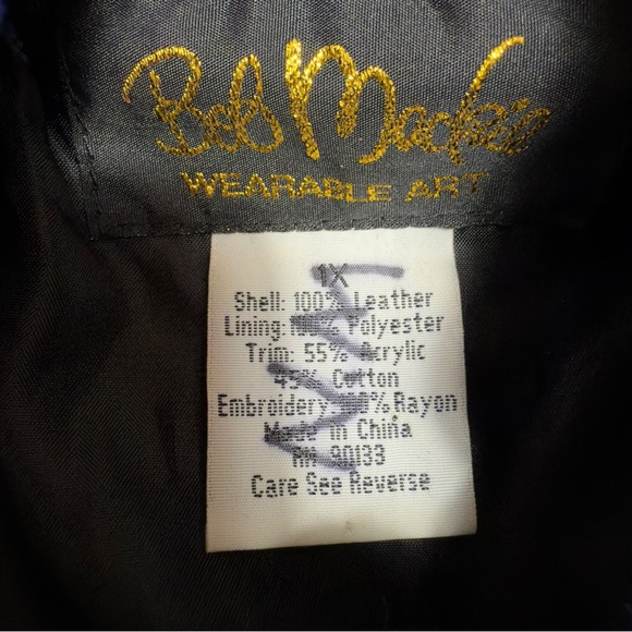 Bob Mackie Vintage Wearable Artsy Embroidered Suede Western Festival Jacket - Picture 9 of 9